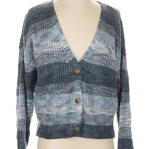 Lucky Brand Blue and Gray Cardigan